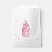 マーメイドメイソンジャールミルクシェイクガールズピンク誕生日 フェイバーバッグ (正面)