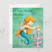 マーメイドメリークリスマス シーズンポストカード (正面/裏面)