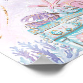 マーメイドメルモサバーザシーミモサバー標識 ポスター (角)