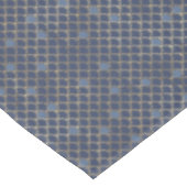 マーメイドモはかりで測ノグラムネイビーブルー金ゴールドホームデコール テーブルクロス (アングル)