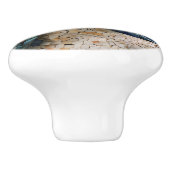 マーメイドモザイク航海のをテーマにしたセラミックタイル セラミックノブ (側面)