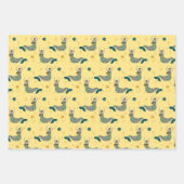 マーメイドモダンサイレンテーマイラストレーション ラッピングペーパーシート (正面)