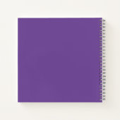 マーメイドユニコーンパーソナライズされたキッズスケッチブック ノートブック (裏面)