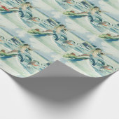 マーメイドライディングシーヘビサンダー_コーブ   ラッピングペーパー (角)