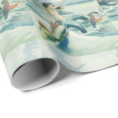 マーメイドライディングシーヘビサンダー_コーブ   ラッピングペーパー (ロールコーナー)