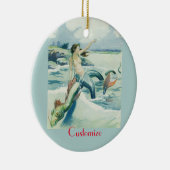マーメイドライディングシーヘビThunder_Cove セラミックオーナメント (右)
