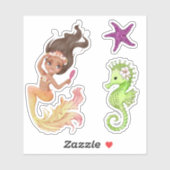 マーメイドライフビニールのシール シール (シート)