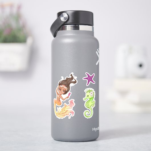 マーメイドライフビニールのシール シール (HydroFlask)