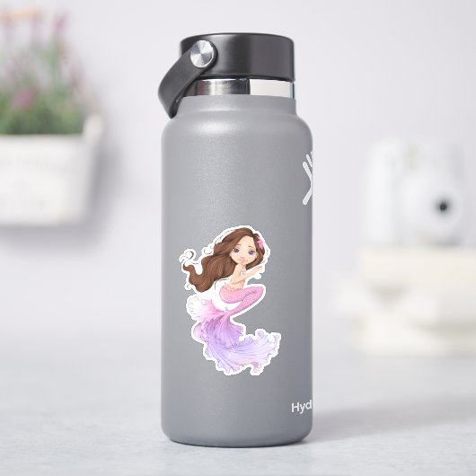マーメイドライフビニールのシール シール (HydroFlask)