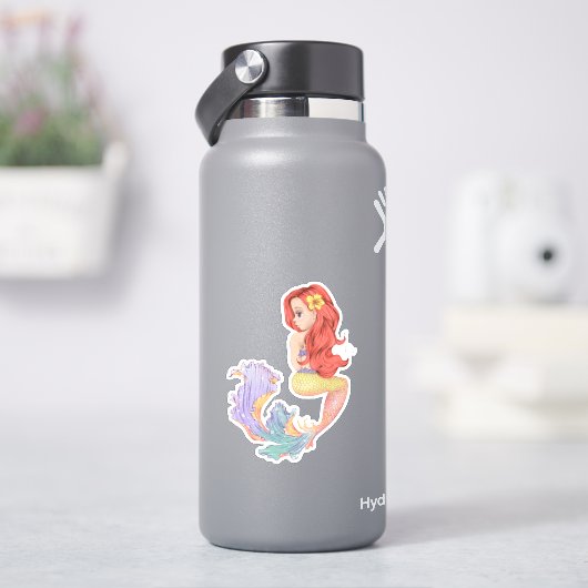 マーメイドライフビニールのシール シール (HydroFlask)