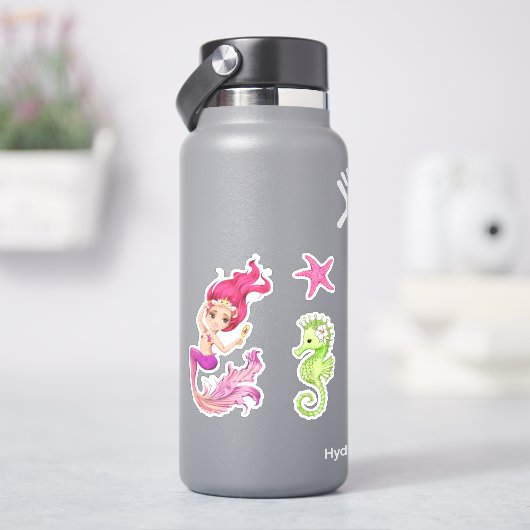 マーメイドライフビニールのシール シール (HydroFlask)