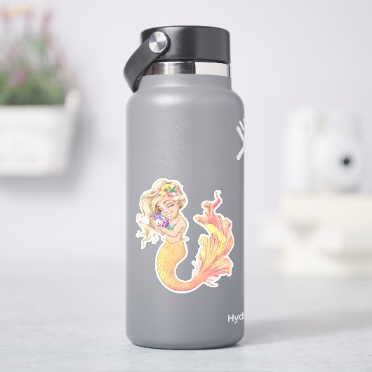 マーメイドライフビニールのシール シール (HydroFlask)