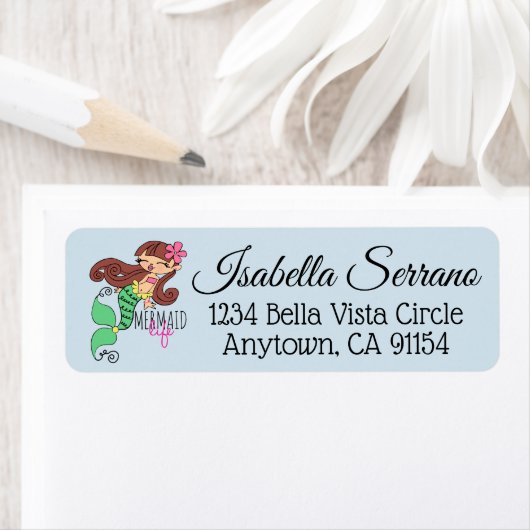 マーメイドライフ差出人住所ラベル ラベル (インサイチュ)