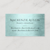 マーメイドラグジュエスケール |シーフオムミントグリーンブランディング 名刺 (裏面)