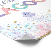 マーメイドラグーンサインアンダーウォーターシービーチ海 ポスター (角)