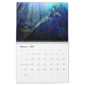 マーメイドラグーン カレンダー (2月 2027)