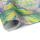 マーメイドラッピング紙 ラッピングペーパー (ロールコーナー)
