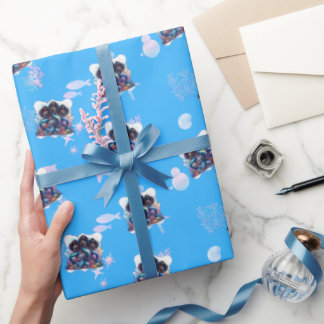 マーメイドラッピング紙 転が ラッピングペーパー