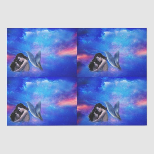 マーメイドラブティッシュペーパー 薄葉紙 (正面)