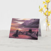 マーメイドランデブーグリーティングカード カード (黄色い花)