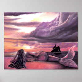 マーメイドランデブー8.5 x 11ポスター ポスター