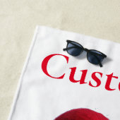 マーメイドリラックスの飲料付きサンダー_コーブ ビーチタオル (インサイチュ)