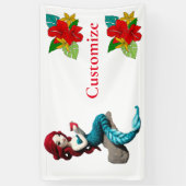 マーメイドリラックスの飲料付きサンダー_コーブ 横断幕 (縦)