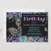 *~*マーメイドルクスグラムアンダーザシー21誕生日 招待状 (裏面)