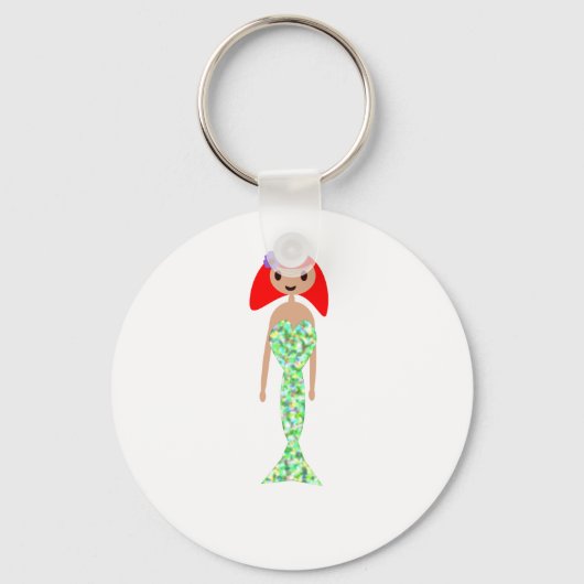 マーメイドレイボウ尾 キーホルダー (正面)