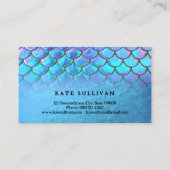 マーメイドロイヤリティカード 名刺 (裏面)