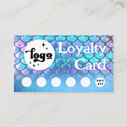 マーメイドロイヤリティカード 名刺 (正面)