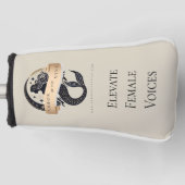 マーメイドロゴゴルフヘッドカバー ゴルフヘッドカバー (正面)