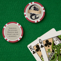 マーメイドロゴトランプのポーカーチップ ポーカーチップ