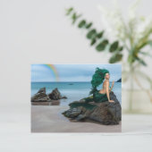 マーメイドロックビーチ風景 ポストカード (スタンド正面)