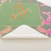 マーメイドロマンチックバラ シェルパブランケット (3/4)