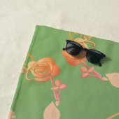 マーメイドロマンチックバラ ビーチタオル (インサイチュ)