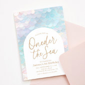 マーメイドワンダーザシー1st誕生日パーティー 招待状