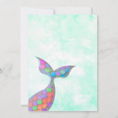 マーメイドワンダーザシー1st誕生日招待状 招待状 (裏面)