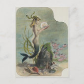 マーメイドヴィンテージアートハガキ ポストカード (正面)