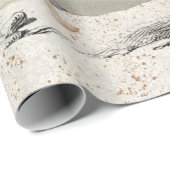 マーメイドヴィンテージデコペビーチスターフィッシュ海 ラッピングペーパー (ロールコーナー)