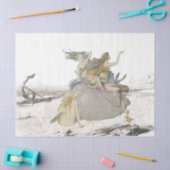 マーメイドヴィンテージデコペビーチスターフィッシュ海Ti 薄葉紙 (クラフト)