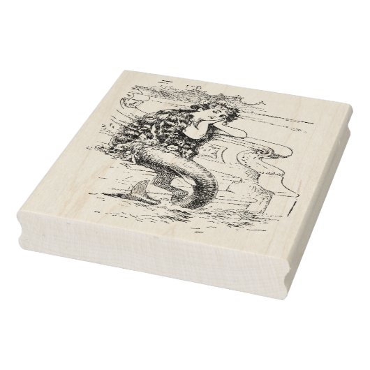 マーメイドヴィンテージラバーアートスタンプ ラバースタンプ (スタンプ)