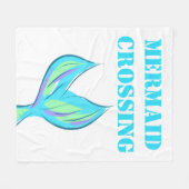 マーメイド交差点 フリースブランケット (正面(横))