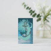 マーメイド及びいかりダイビングインストラクター 名刺 (スタンド正面)