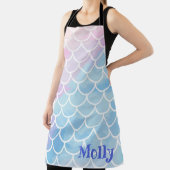 マーメイド名前をカスタムする エプロン (インサイチュ)