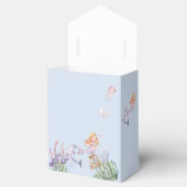 マーメイド図解入りの、写真付きのベビーシャワーお願いボックス フェイバーボックス (オープン)