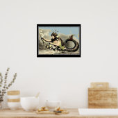 マーメイド土産ヴィンテージ観光客ポスター ポスター (キッチン)