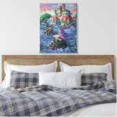 マーメイド城 キャンバスプリント (インサイチュ (寝室))