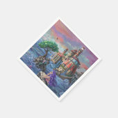 マーメイド城 スタンダードカクテルナプキン (角)