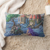 マーメイド城 ランバークッション (ブランケット)